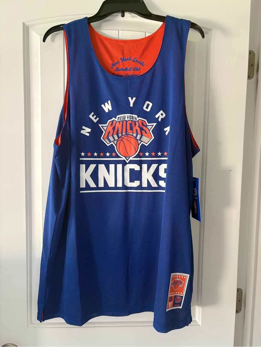 New York Knicks Men's Blue Jersey Tank Top